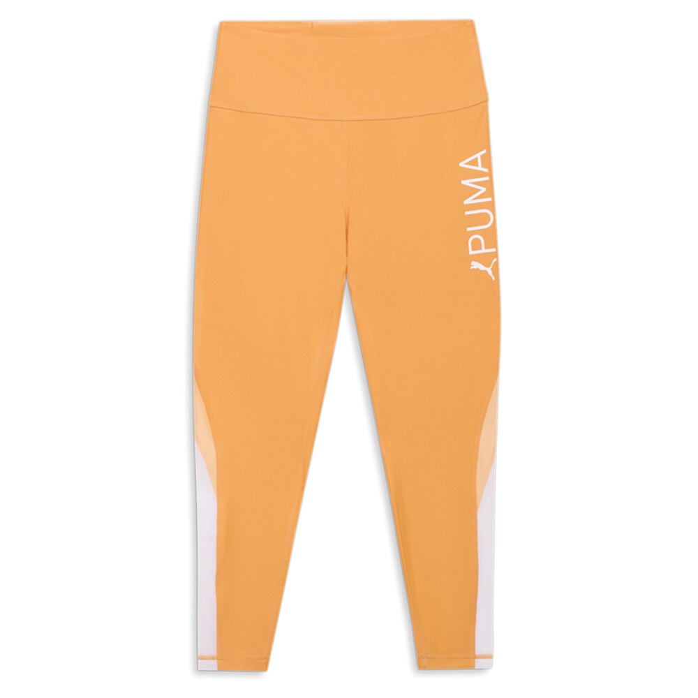 Модные сетчатые леггинсы Puma Fit Eversculpt с завышенной талией 78, женские, размер L, спортивные