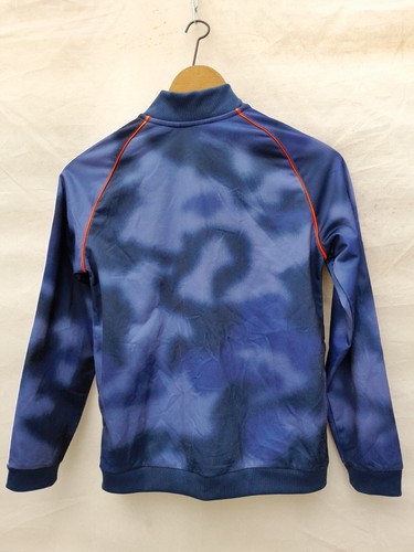 adidas SST Camo Track Jacket Boy's 10 11 Blue White Embroidered Logo Primgreen - Picture 7 of 12