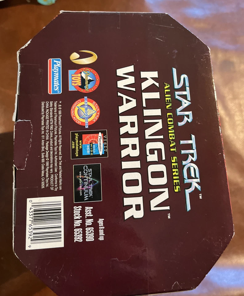 1999 "Autografiado" Robert O'Reilly Gowron Playmates Star Trek Klingon Warrior Foto 4 de 4