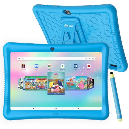 Tablet para niños Contixo K102 10 pulgadas 32 GB y KW1 reloj inteligente cámara aplicaciones y juegos - Imagen 3 de 41