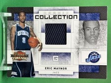 2009-10 Threads #19 Eric Maynor Rookie Collection Materials #/250 JAZZ ☘️012