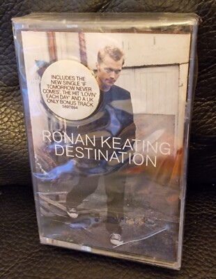 Ronan Keating Destination Audio Cassette New Unopened Shrink-wrapped Damaged Box