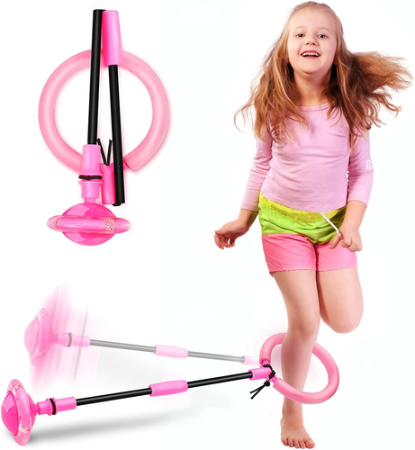 Portable Foldable Colorful Skip Ball for Kids Ages 5-10, Sports Fitness Toy - Picture 12 of 12