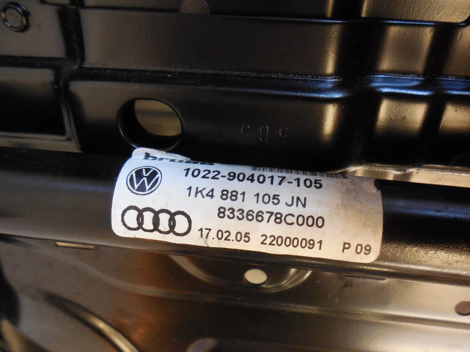 Marco cojín asiento inferior delantero izquierdo audi a3 quattro 2006-13 1k4881105 Foto 2 de 4