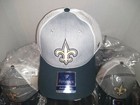 New Orleans Saints Fanatics Saints Logo Men's Snap Black/gray/Wh Cap/Hat Nwt