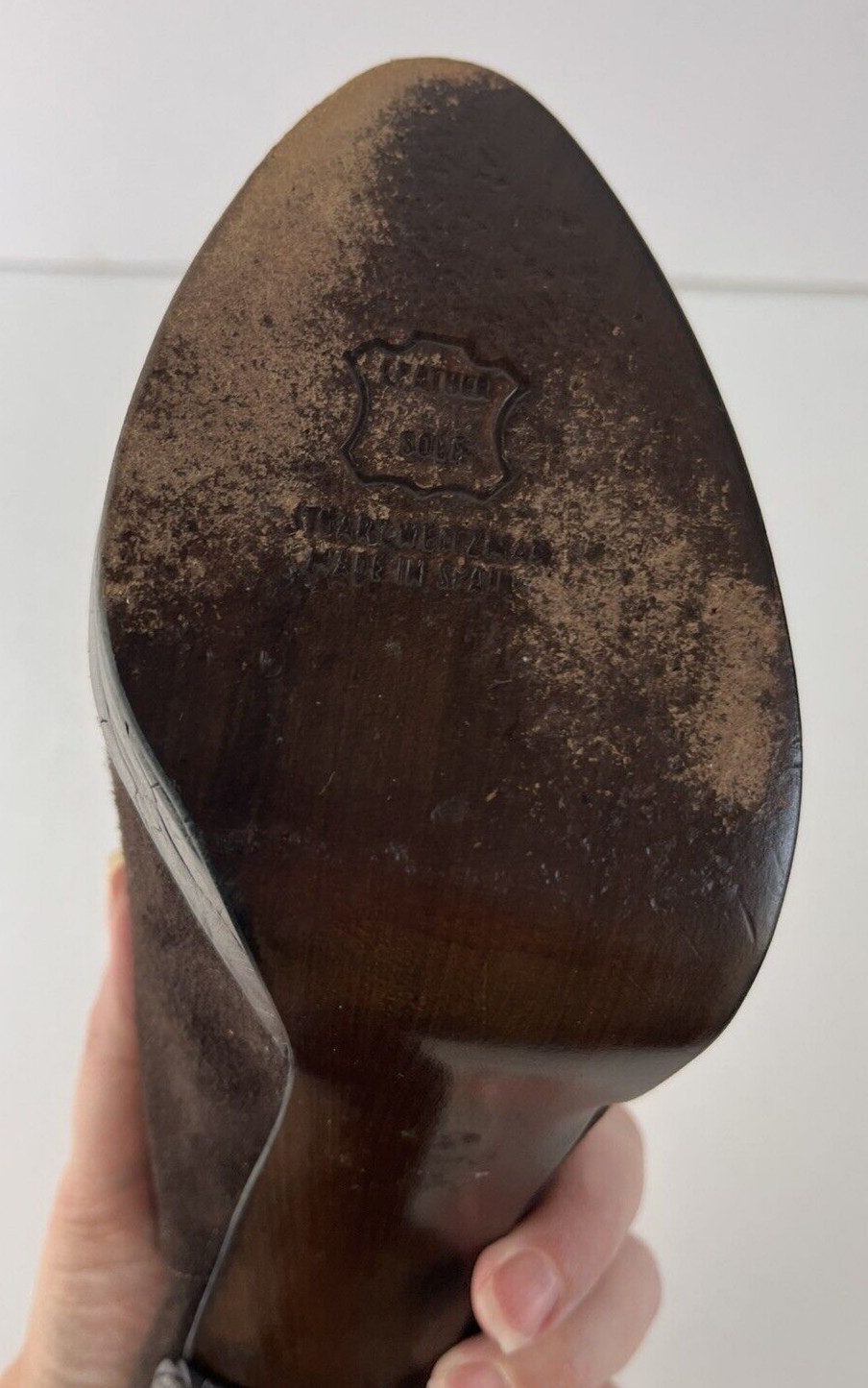 Stuart Weitzmann Brown Suede Platform Women's Pee… - image 17