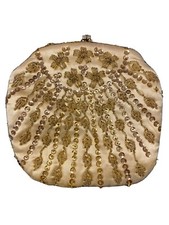 Vintage Rhinestone Gold handbag