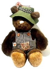 Vtg GUND Teddy Bear Tales Fisherman Plush Stuffed #2131 Vintage 1985 New w/Tags
