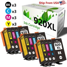 12PK 920XL 920 XL Ink Cartridge for Officejet 6000 6500A 6500 E710 Printer