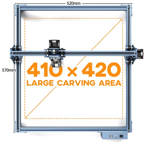 SCULPFUN S9 90W Effect Laser Engraving Machine Laser Engraver 410*420mm - Picture 6 of 8