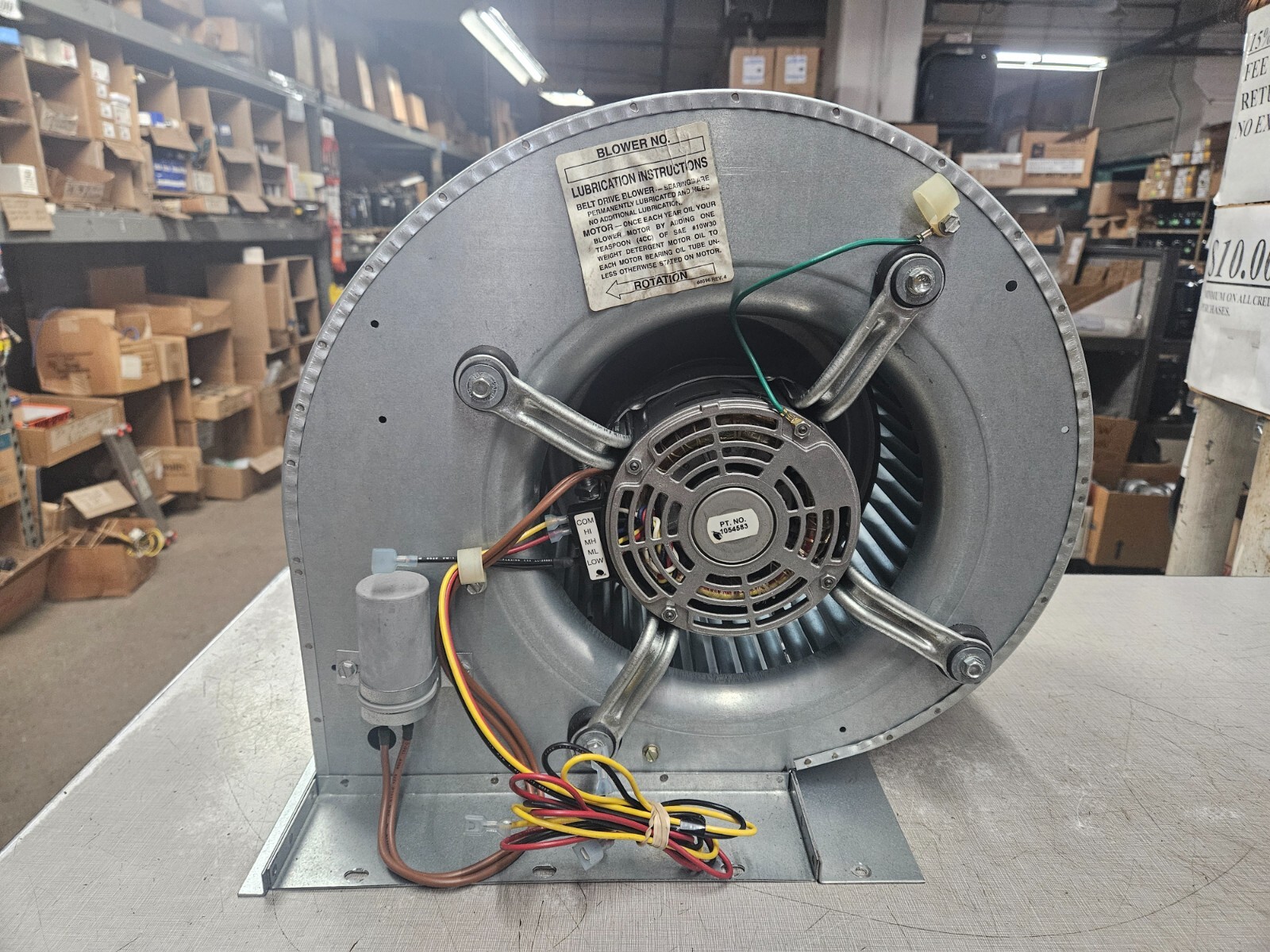 Moteur électrique US Motors 1/2 HP 230V Monophasé - Vitesse 1425/1725 Tr/min | Pour Pompe, Ventilateur