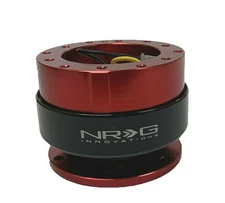 NRG QUICK RELEASE GEN 2.0 RED BODY BLACK RING + HARDWARE SRK-200RD-BK