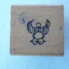 Good Stamps Stamp Goods Bearded Face Rubber Stamp 1 Inches