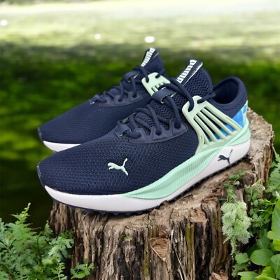 PUMA Pacer Future Women's Size 10 Running Shoes Blue White Trainers Sneakers