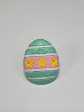 Easter Egg Lapel Pin Large Size Hard Resin