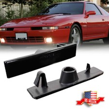 Smoke Lens Front Bumper Side Marker Lights For 87-92 Toyota Supra 86-89 Celica