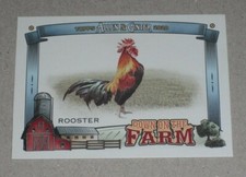 2020 Topps Allen & Ginter Down On The Farm Rooster Card #DF-R
