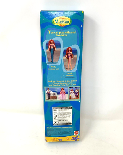 Disney La Sirenita Ariel Muñeca Traje de Baño Mattel #17595 De Colección NUEVO - Imagen 5 de 7