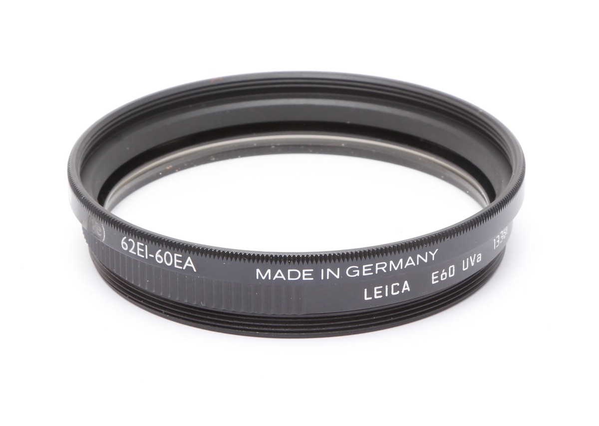 Leica E60 UVa 13381 60mm Circular Filter w/ Schneider B+W Leica E60 UVa 13381 60mm Circular Filter w/ Schneider B+W