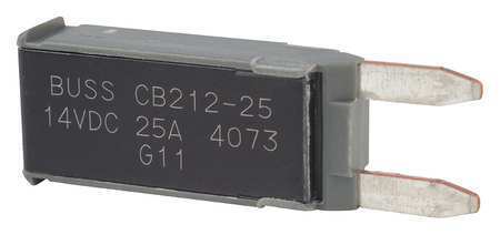 BUSSMANN CB212-25 Automotive Circuit Breaker,CB212,25A,12V 5KDL7 - Picture 2 of 2
