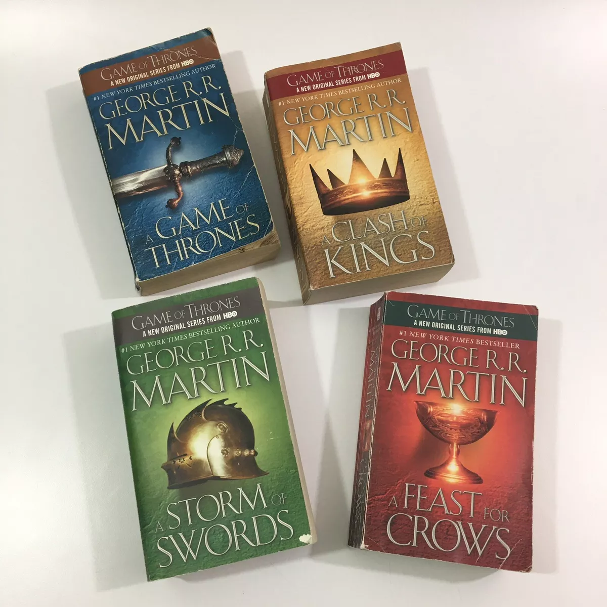 Game Of Thrones George R R Martin Book Set Paperback 1-4