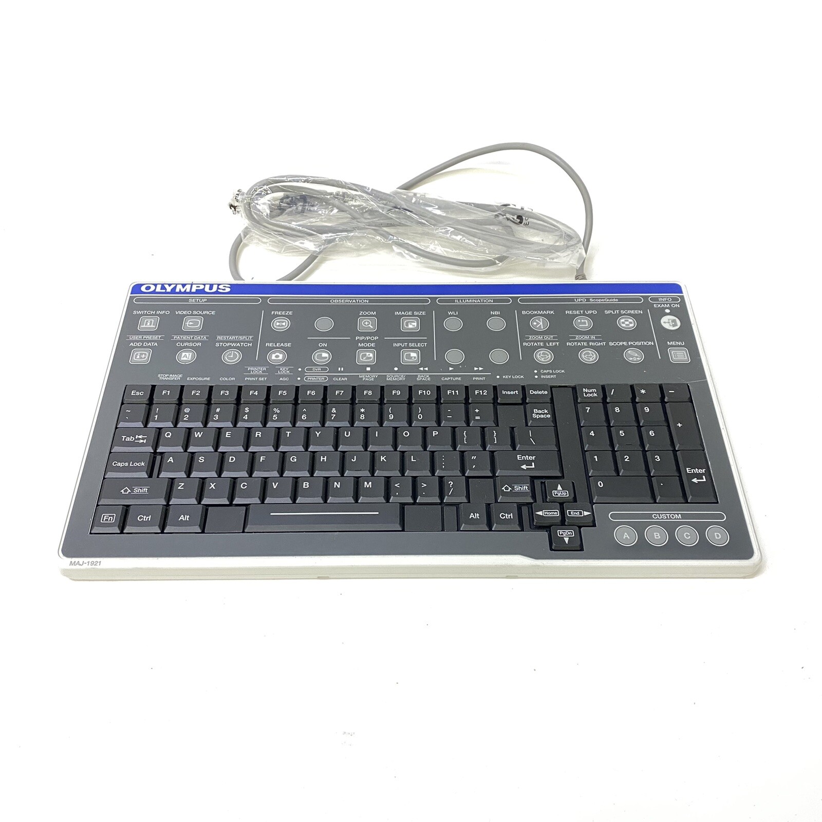 Olympus MAJ-1921 Keyboard - Endoscopy Processor Parts for sale Olympus MAJ-1921 Keyboard - Endoscopy Processor Parts for sale