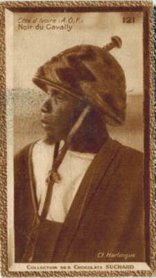 Chrom-Schokolade Suchard-(AOF)Schwarz von Cavally-Foto Harlingue-Ref.D.232