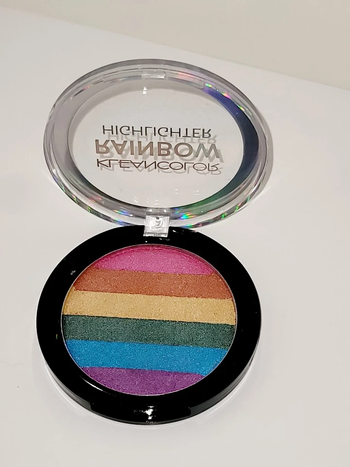 Kleancolor Rainbow Highlighter Illuminator and Tan Shimmery Powder 2 Different - Image 2 of 4