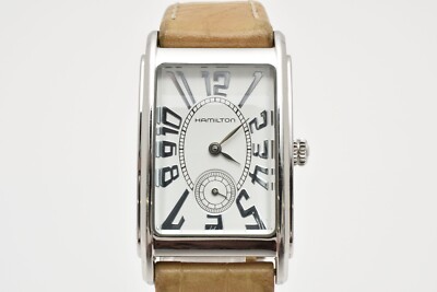 [Exc+5] HAMILTON Ardmore H114110 Small Second 23mm Quartz Men's Watch From JAPAN