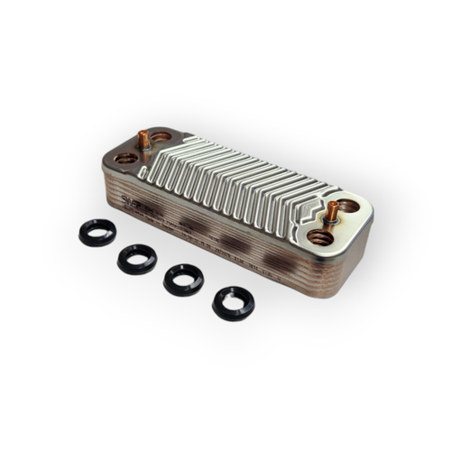 IMMERGAS SANITARY HEAT EXCHANGER 14 PLATES 3022783 EX 1028658 VICTRIX EXA 24 BOI - 第 1/1 張圖片