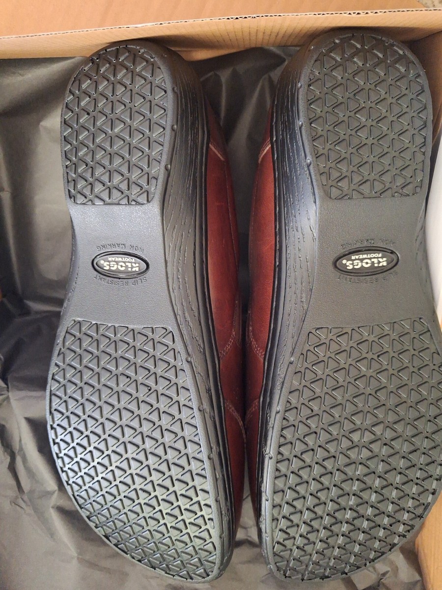 Klogs Men's ARBOR INFIELD CHAOS Slip on shoes 12M Leather Brown