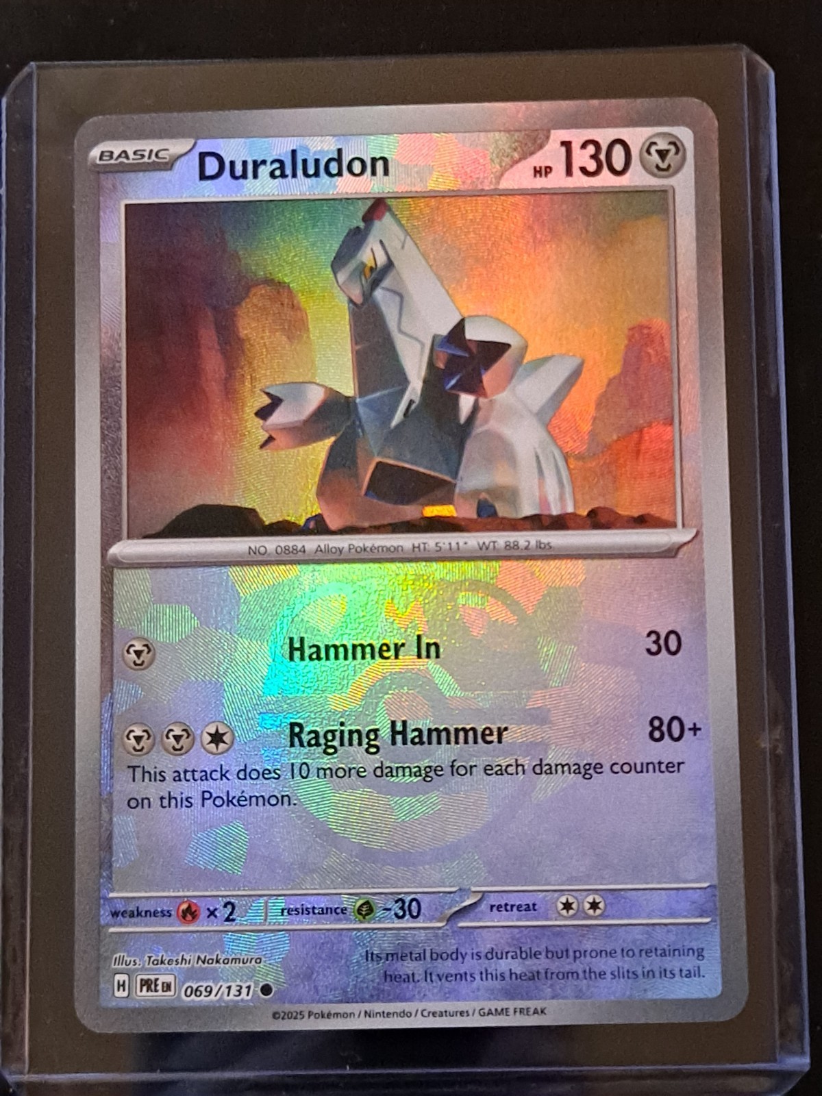 Duraludon - 069/131 - Prismatic Evolutions - Master Ball -  NM