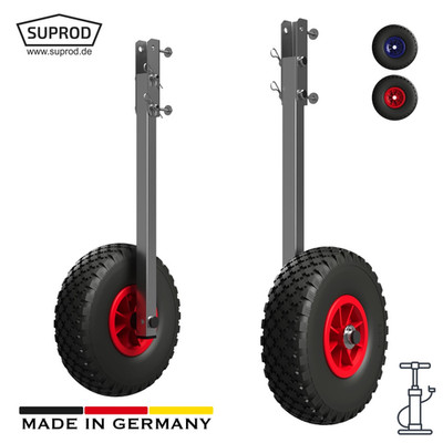 Heckräder Slipräder Schlauchbooträder Transporträder klappbar Edelstahl ET260-LU
