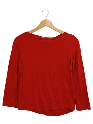 MANGO T-shirt Manches Longues Femmes Rouge Basique (EU 36, INT S) - Photo 1/3