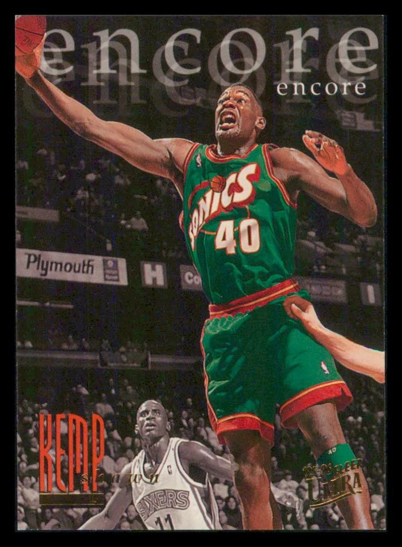 1995-96 Ultra #320 Shawn Kemp Seattle SuperSonics BASKETBALL Card