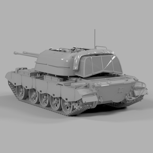Kit modelo tanque antiaéreo autopropulsado chino WZ3050 1/72 IMPRESO EN 3D) - Imagen 4 de 4
