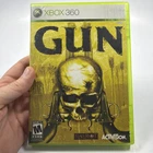 GUN Microsoft Xbox 360 2005 Complete w/ Manual Tested Working Clean Disc