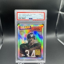 2001 Topps Chrome Walter Payton Reprints Refractors #WP12 Walter Payton 1987