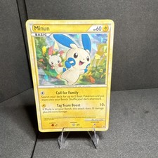 Pokémon Minun HGSS17 Basic 60 HP Holo Lightning Pokémon TCG Nintendo 2010 EN on eBay