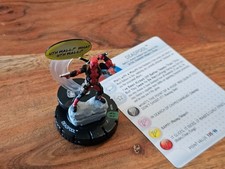 AG02 Heroclix Deadpool set Deadpool 019a Uncommon figure w/card
