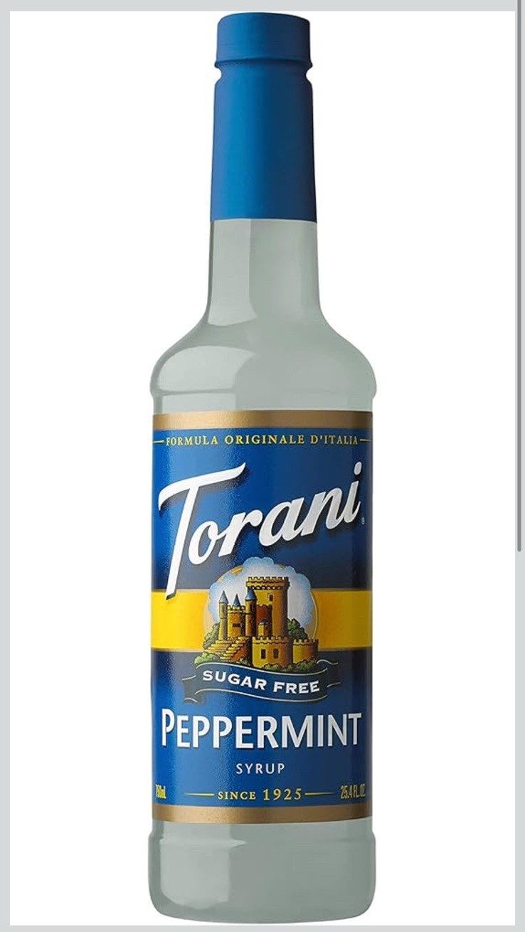 Torani Sugar Free Peppermint Syrup (750 mL)