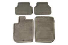 GM Accessories 15296508 Front and Rear Carpeted Floor Mats in Gray