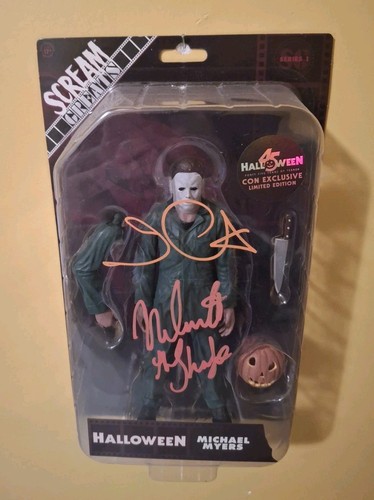 MICHAEL MYERS Figure Scream Greats H45 Con TOTS Studios Signed Carpenter Castle - Picture 1 of 12