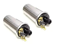 6 volt Ignition Coils - Pair - Lucas style Triumph / BSA / Norton OEM # 45275