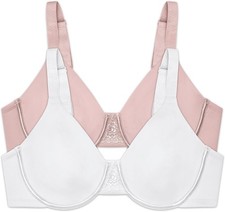 Back-Smoothing Minimizer Bra, Nonpadded Cups, 4-Way Stretch, Adjustable Hooks