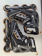 Zetrablade SG5 Rollerblade Inline Skates Men's Size 13 Black Orange