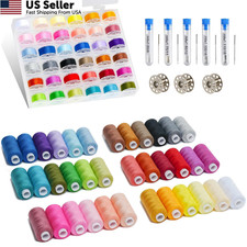 125 PCS Sewing Thread Assortment, 36 Colors 0.79 inches 2 cm diameter, 36