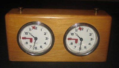 Vintage 1950s  Alpha German Chess Clock Timer Model # 507 with Original Box