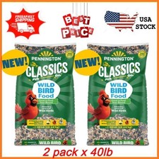 2 pack Pennington Classic Wild Bird Feed and Seed, 40 lb. Bag FREESHIPPING