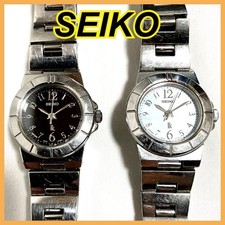 SEIKO Wristwatch Ladies Quartz LUKIA 2 Piece Set Pair From Japan